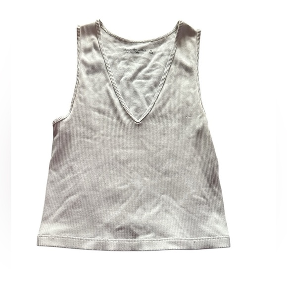 Abercrombie and fitch white v neck tank - Picture 1 of 2